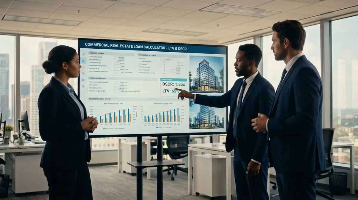 Commercial Real Estate Loan Calculator Interface