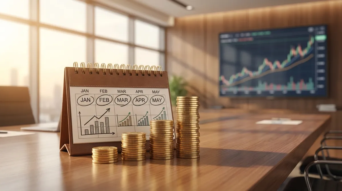 Monthly Compound Interest Calculator Interface showing growth charts and financial projections