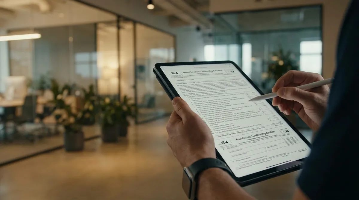 Federal Withholding Calculator Interface