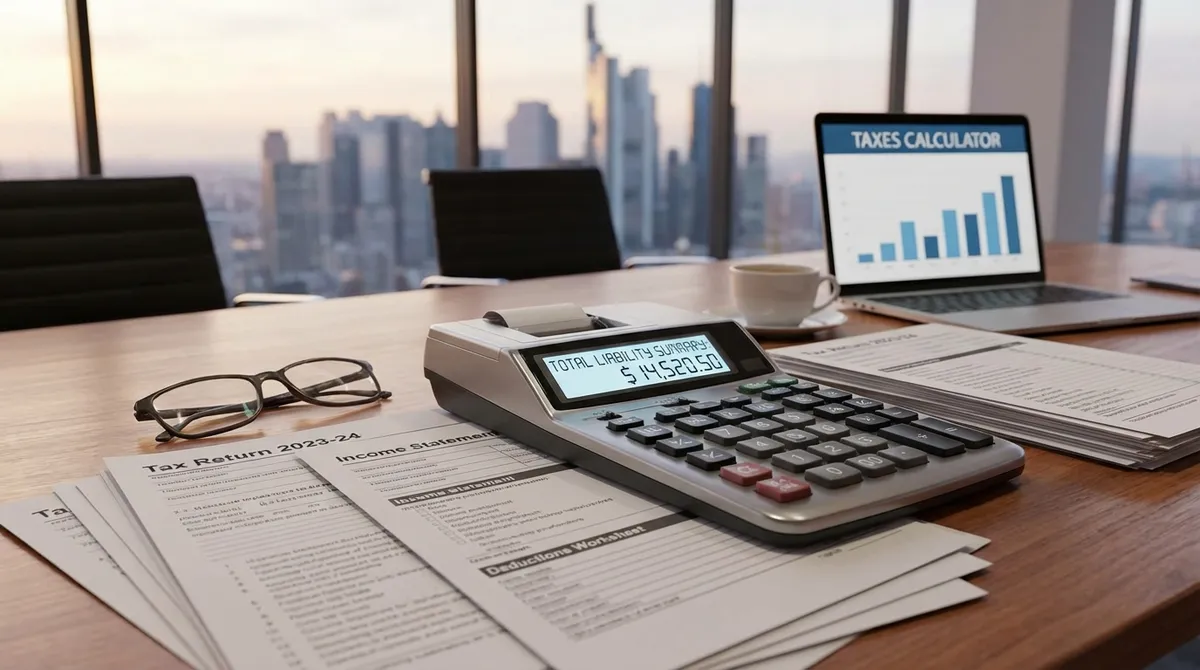 Taxes Calculator — Quick Summary Of Total Liabilities