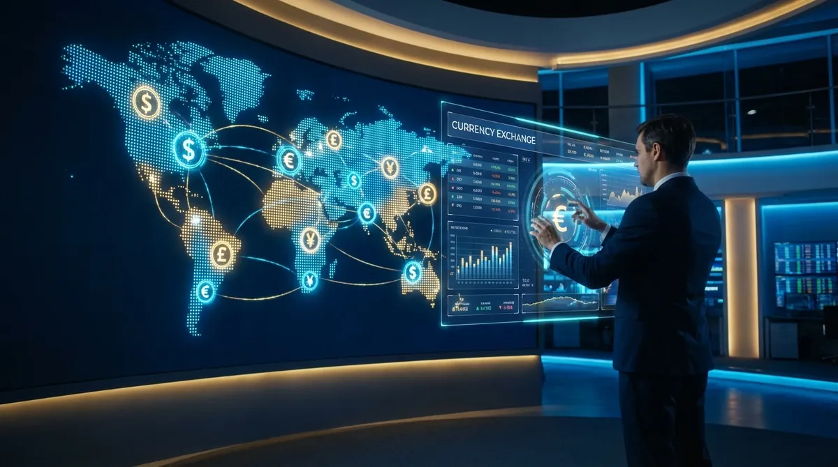 Currency Converter Calculator showing exchange rates
