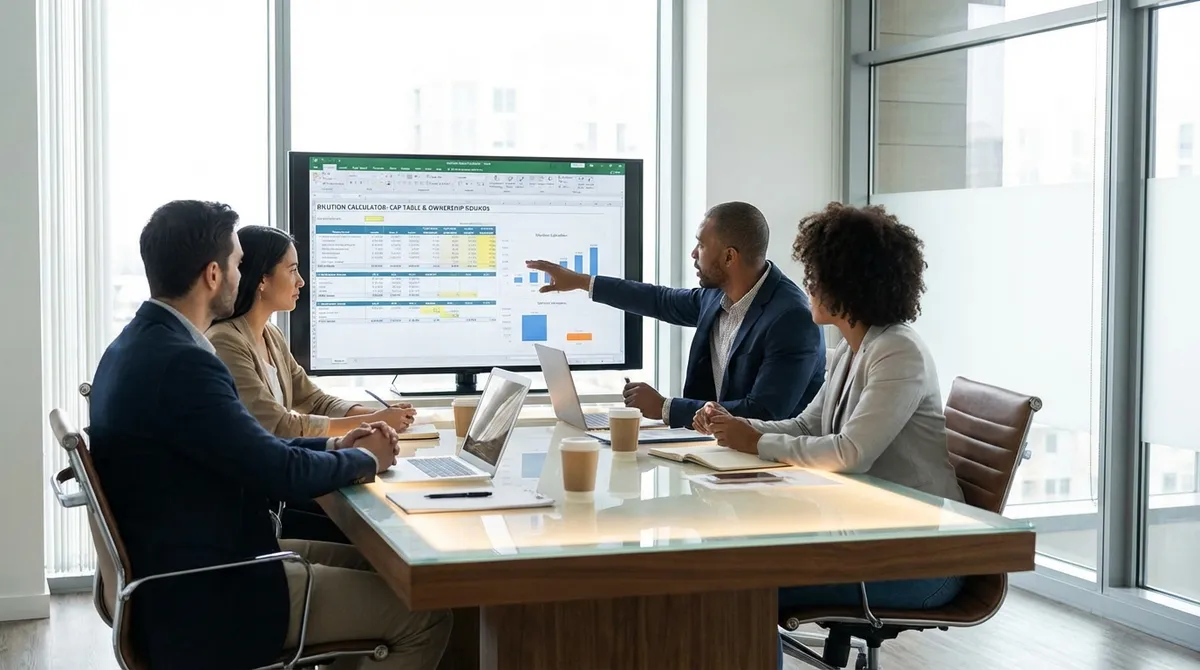 Dilution Calculator Cap Table Rounds & Ownership