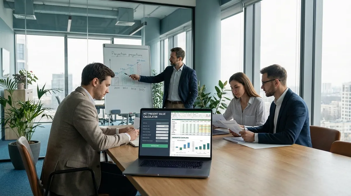 Net Present Value Calculator — Discounted Cashflows