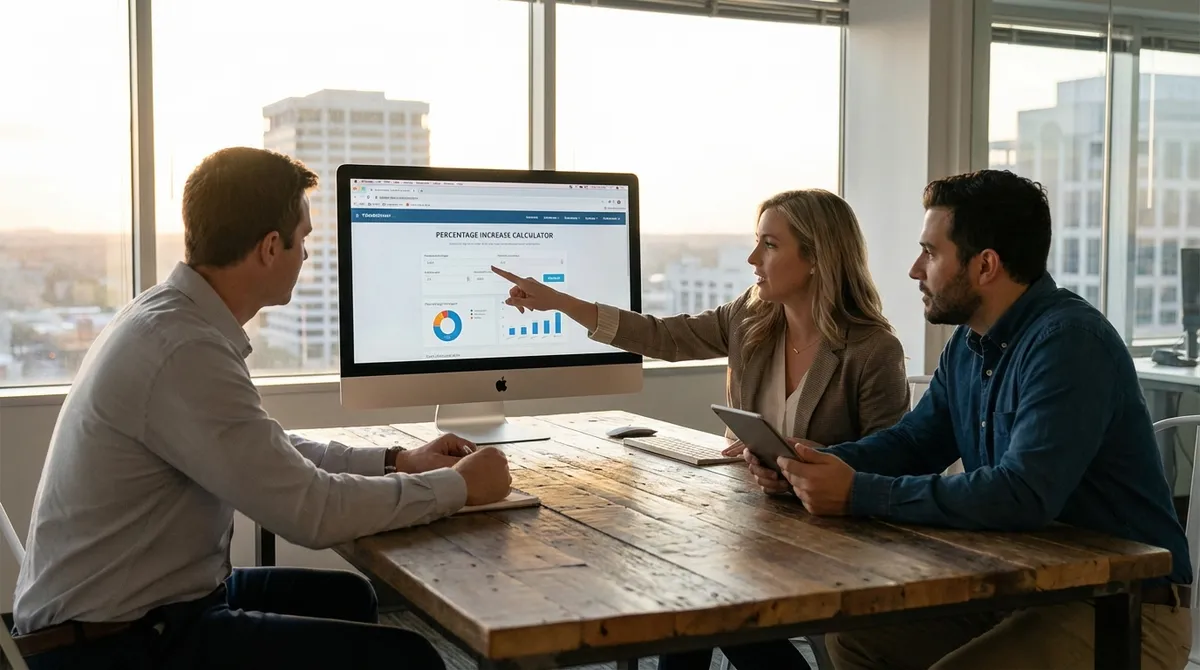 Percentage Increase Calculator Interface