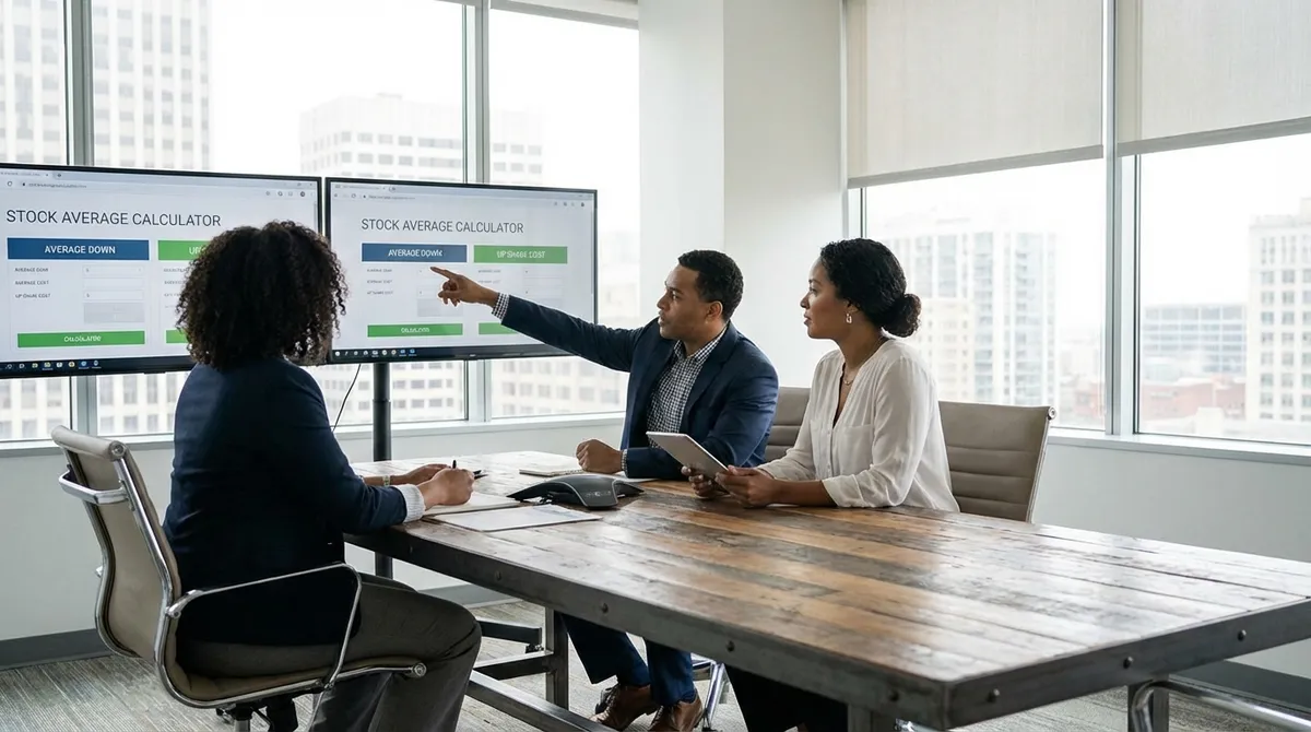 Stock Average Calculator — Average Down/up Share Cost