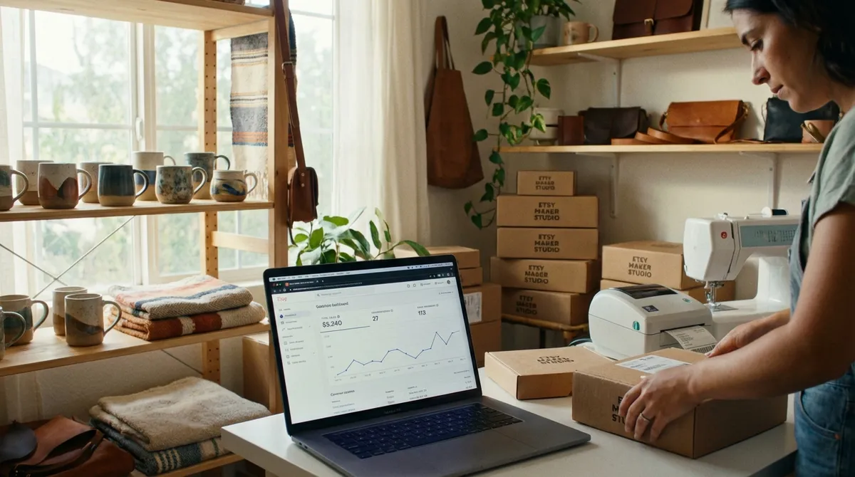 Etsy Fee Calculator Interface