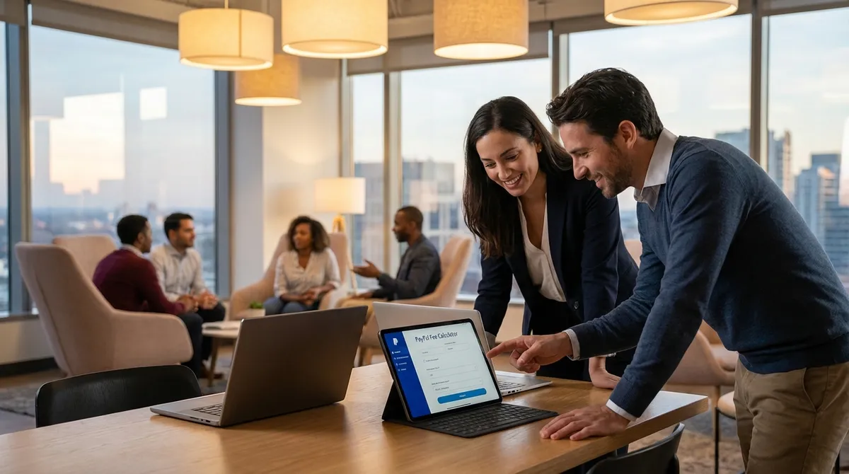 PayPal Fee Calculator Interface