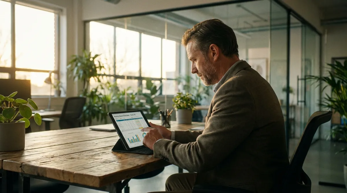 Hours Calculator Week Interface