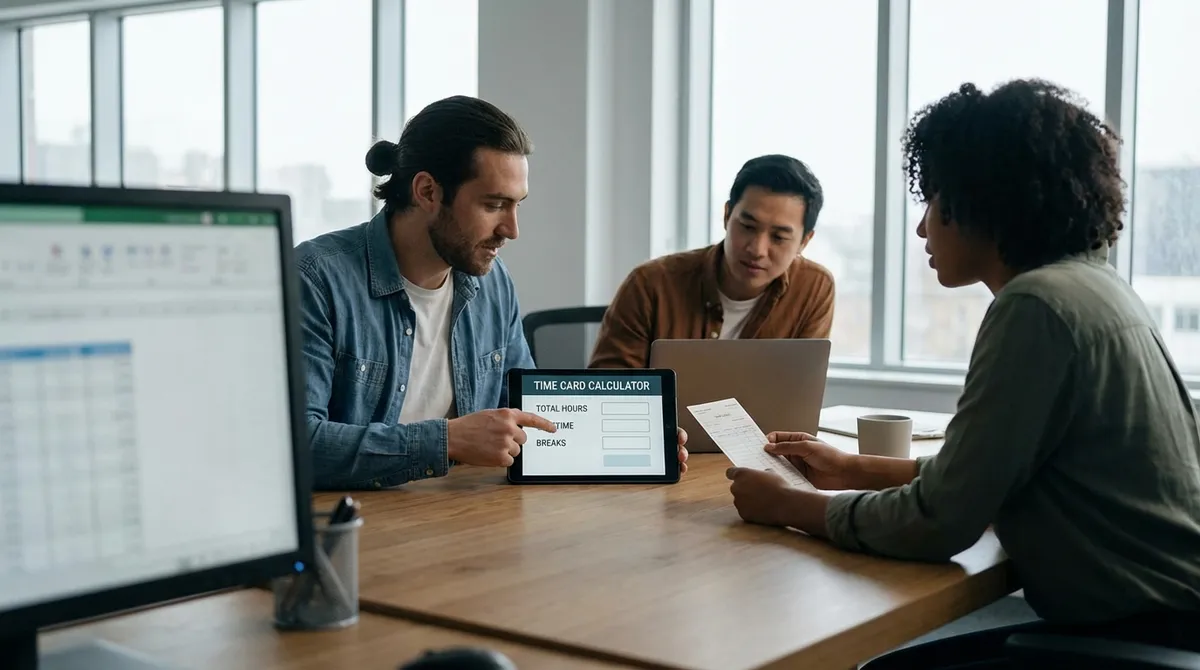 Time Card Calculator Feature