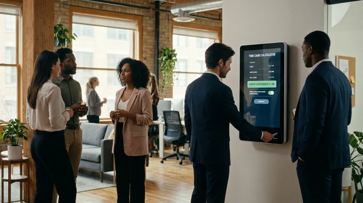 Time Card Calculator With Lunch Feature