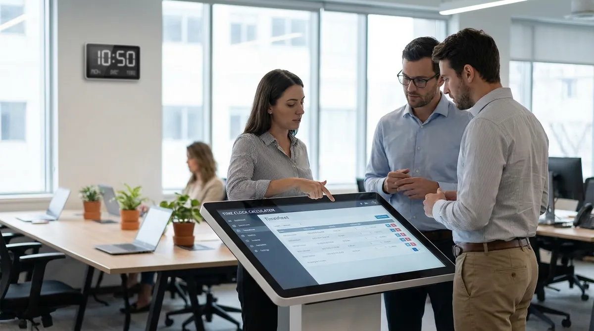 Time Clock Calculator — Breaks & Overtime