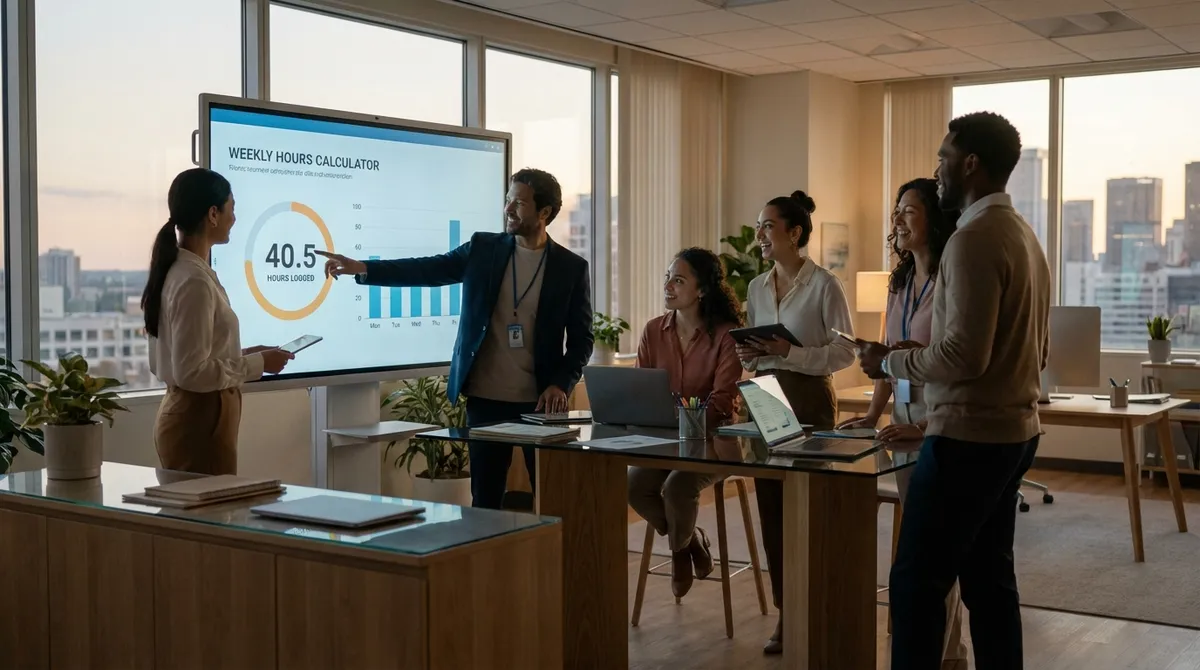 Weekly Hours Calculator Interface