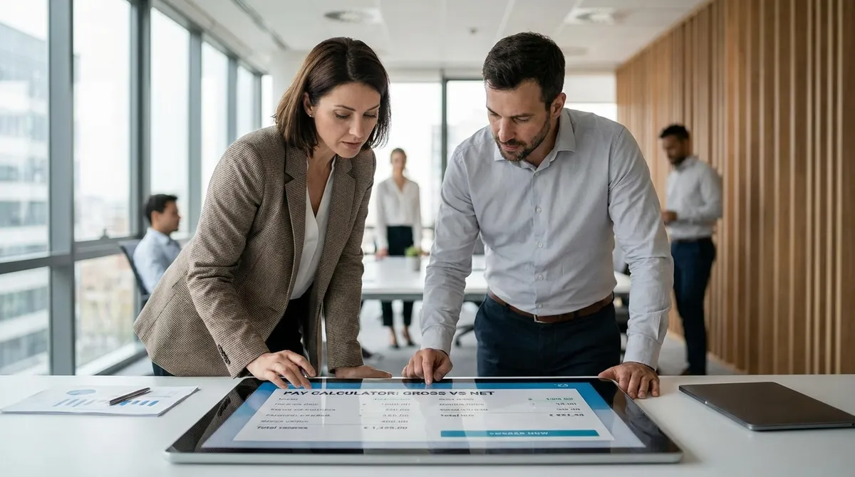 Pay Calculator Gross vs Net Interface