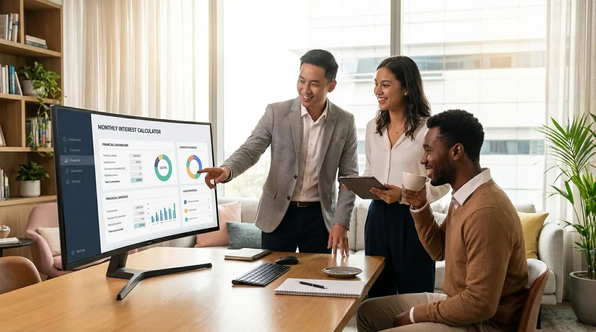 Monthly Interest Calculator — Deposit Monthly Earnings