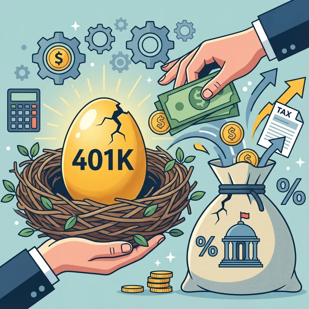 Taxes on 401k Withdrawal Calculator