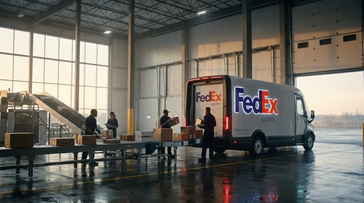 FedEx Shipping Calculator and Delivery Truck