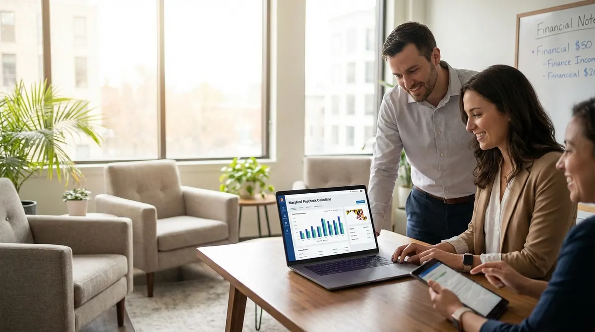 Maryland Paycheck Calculator — Md Local & County Rates