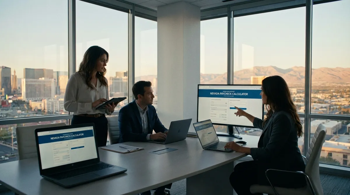 Nevada Paycheck Calculator — No Income Tax Net Pay