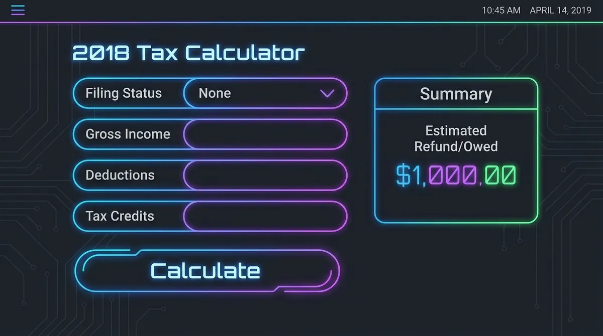 2018 Tax Calculator: Liability & Refund Guide