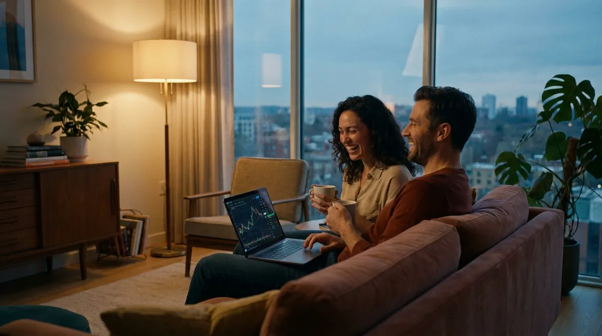 Couple planning their 2025 tax refund strategy